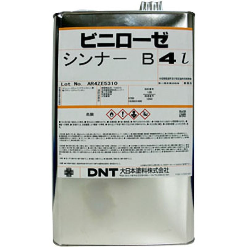 3760 ビニローゼシンナー 1缶(4L) DNT(大日本塗料) 【通販モノタロウ】