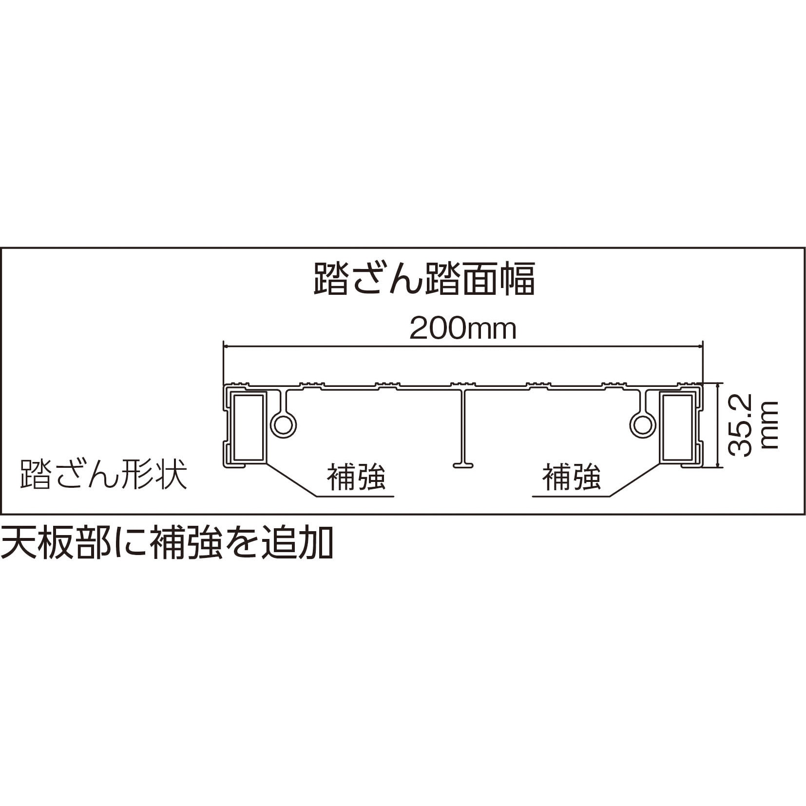 TSF-153-BK 作業用踏台(高強度タイプ) TRUSCO アルミ/アルマイト TSF-153-BK 作業用踏台(高強度タイプ) TRUSCO アルミ/アルマイト