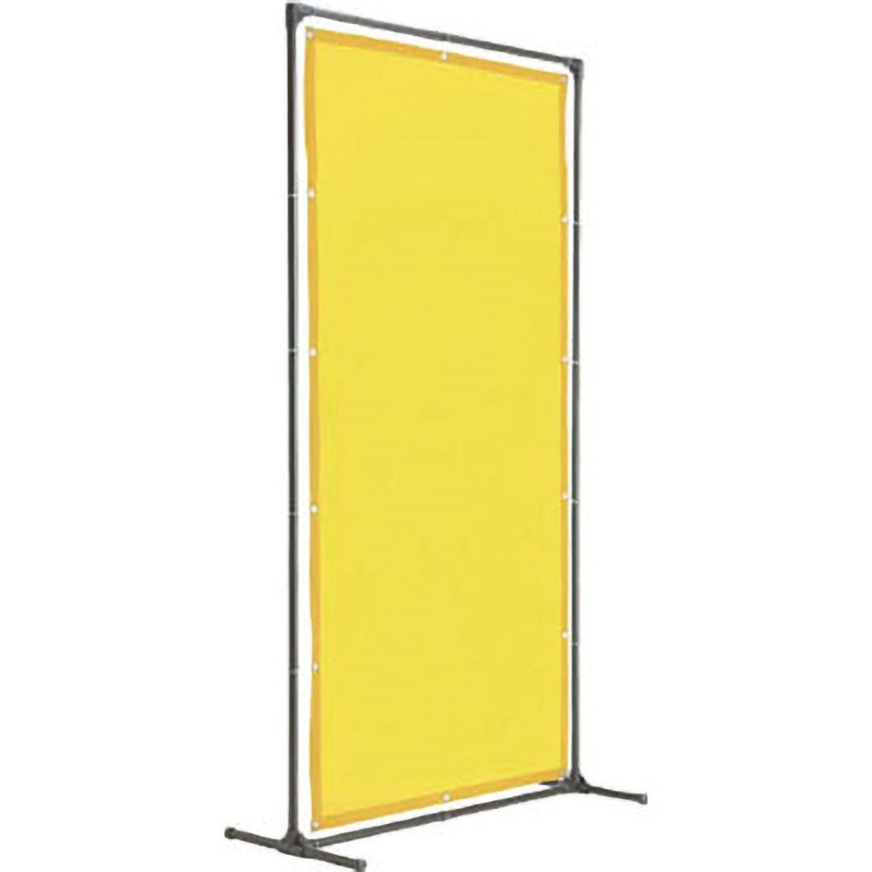 YF1015K-Y 溶接遮光フェンス(単体型)固定足タイプ TRUSCO 黄色   YF1015K-Y