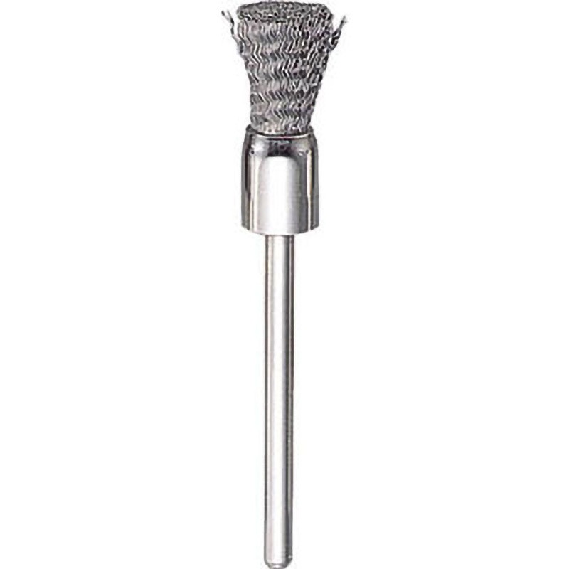 83E-4-50P エンド型ブラシ(軸径3mm・筒径8mm) TRUSCO ステンレス  1箱(50本) 83E-4-50P