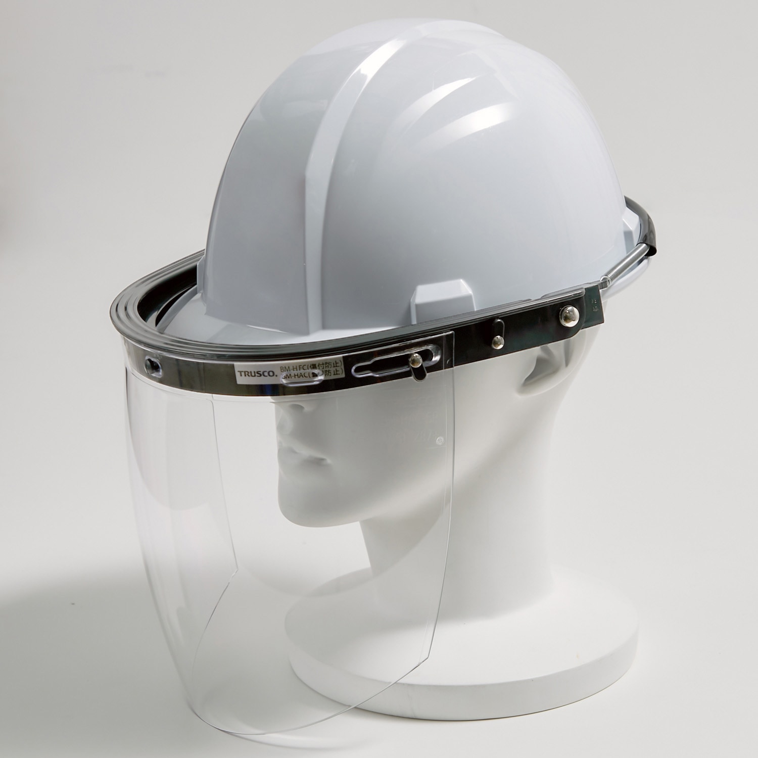 BM-HAC ヘルメット取付型防災面(簡単着脱タイプ・曇り止め加工) TRUSCO