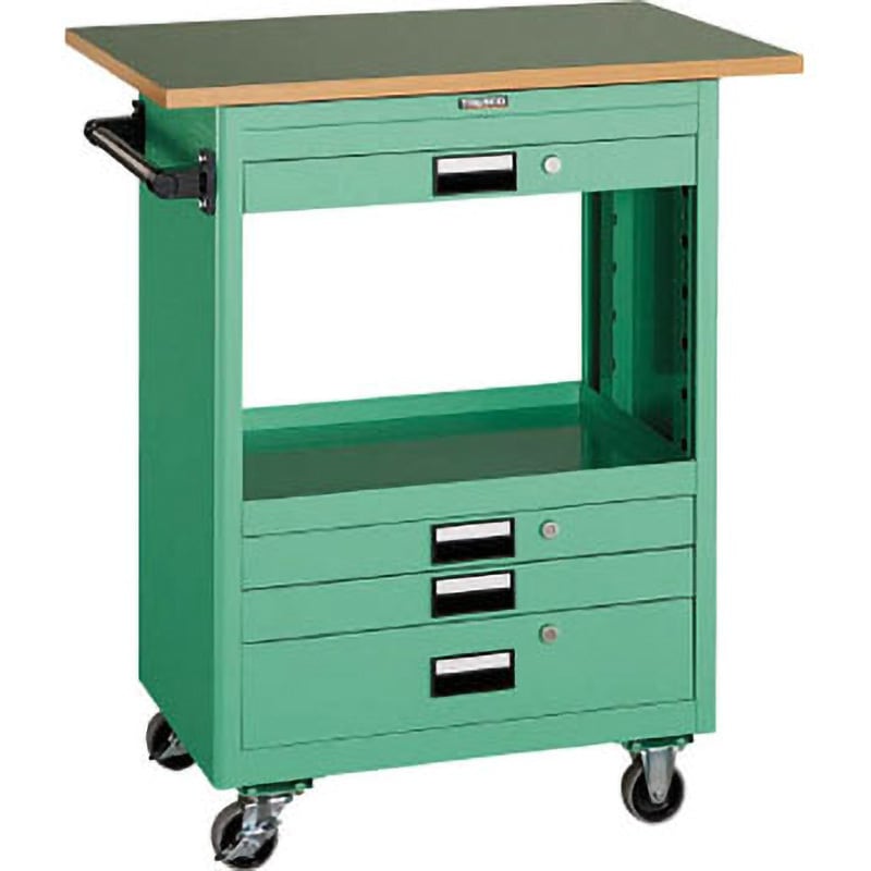 NTS-631T-YG ツールワゴン(天板付) TRUSCO 高さ880mm間口600mm奥行