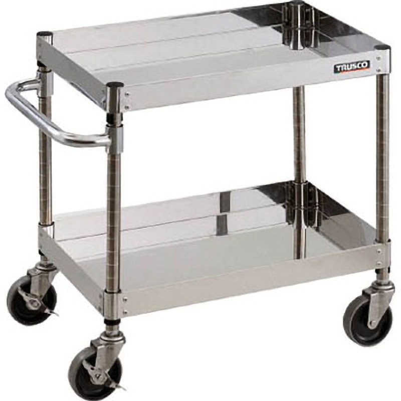 ■TRUSCO ステンレスワゴン 304クリーンフェニックス ラック型 600X400 3段 CPE3R963(4881273) TRUSCO ステンレスワゴン クリーンフェニックスワゴン SUS304 W600