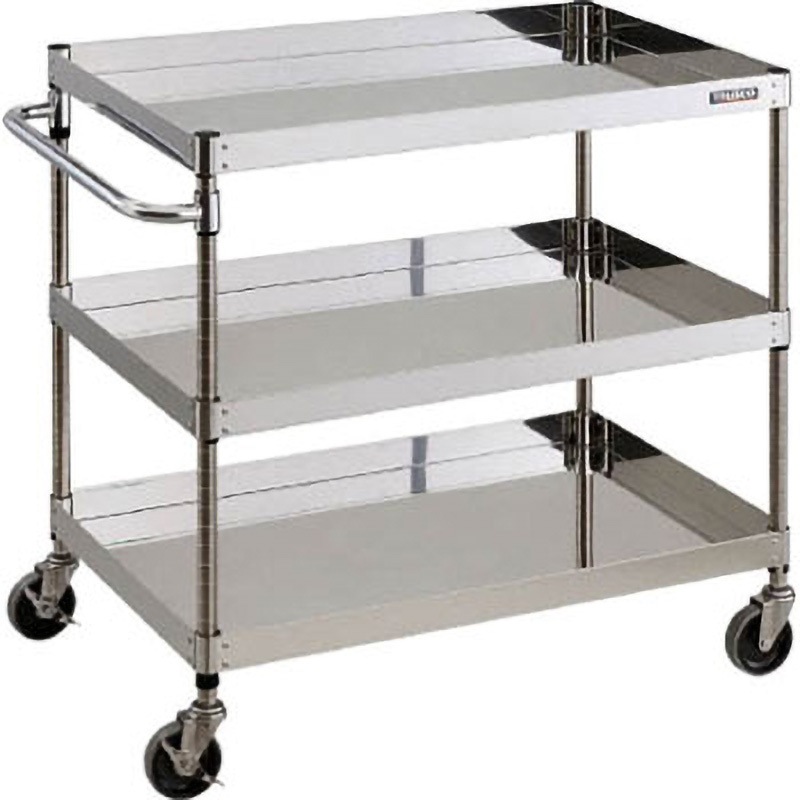 CPE3-993SC クリーンフェニックスワゴン(SUS304・オールステンレス) TRUSCO 間口900mm奥行600mm全高880mm  CPE3-993SC