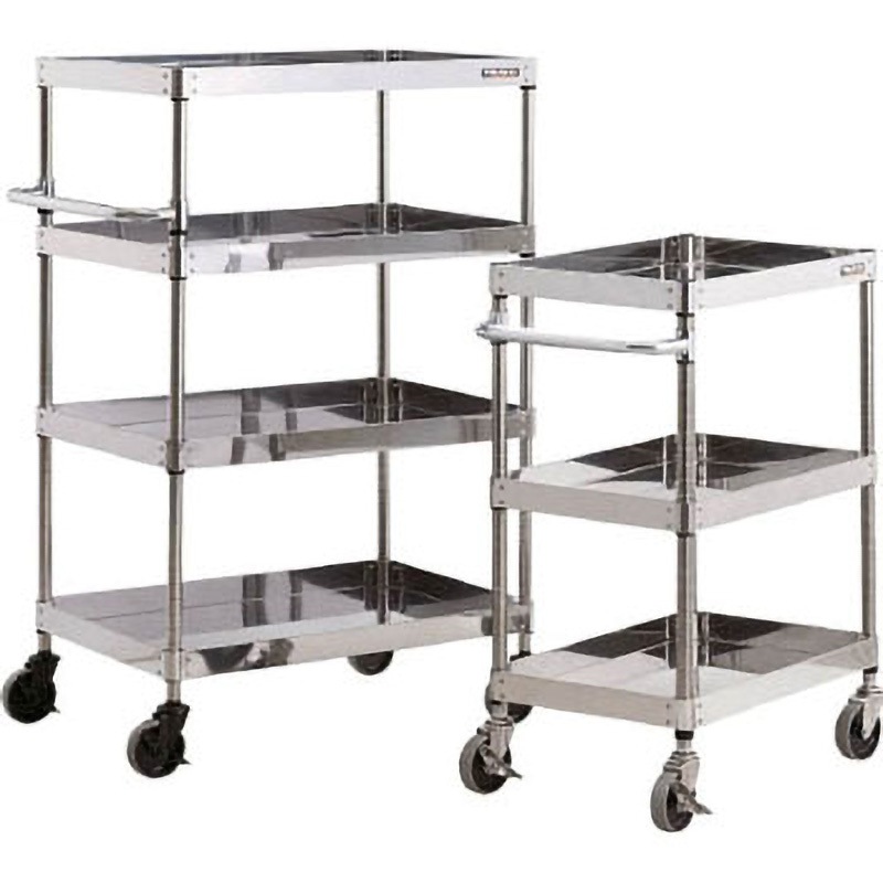 CPE4-R1294 クリーンフェニックスワゴン(SUS430・ラックタイプ) TRUSCO 間口900mm奥行600mm全高1092mm  CPE4-R1294