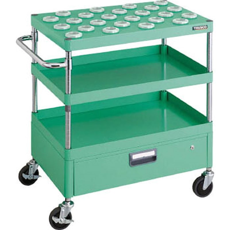 PEW-TL972BV-W フェニックスワゴン(ツーリングタイプ・1段引出し付) TRUSCO 自在×4キャスター ホワイト色 間口750mm高さ880mm  PEW-TL972BV-W