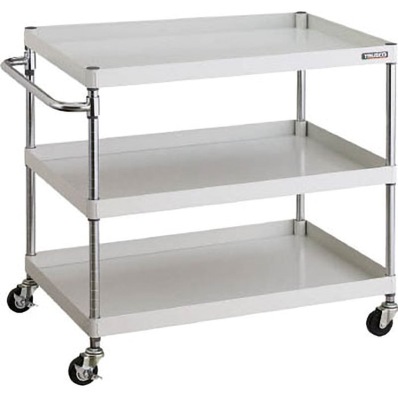 TRUSCO 3段スチールラック PEW-963-G75-W PEW-963-G75-W フェニックスワゴン(エコノミータイプ) TRUSCO 3段