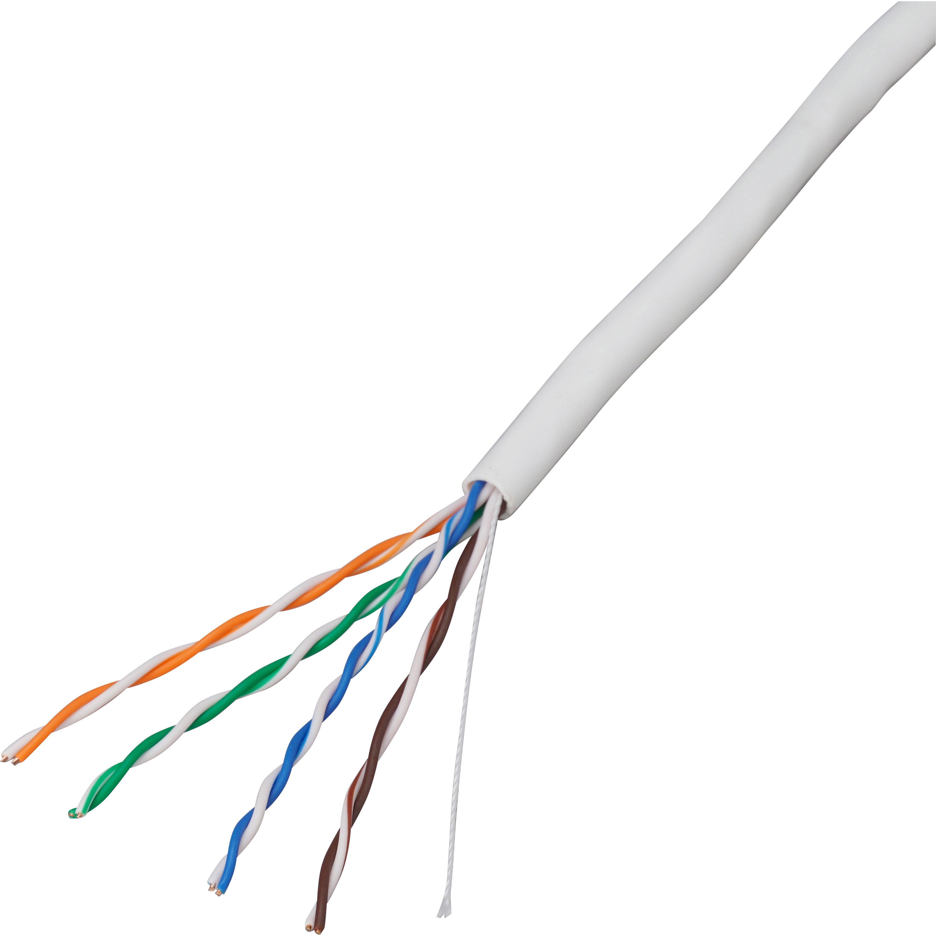White100m LANケーブル CAT5e 単線長尺 リレックス箱 モノタロウ 屋内
