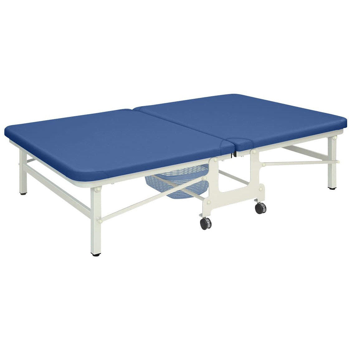 TB-466(120X190X45CM) キングベンダ ビニルレザーメディブルー TB-466 120X190X45CM 1台 高田ベッド製作所 【通販モノタロウ】