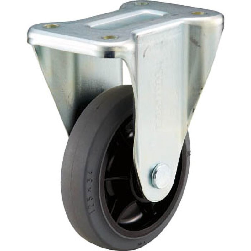 TYPMR-130UWE グランカート用キャスター TRUSCO 単輪 静音 固定式 車輪径130mm取付高177mm  TYPMR-130UWE