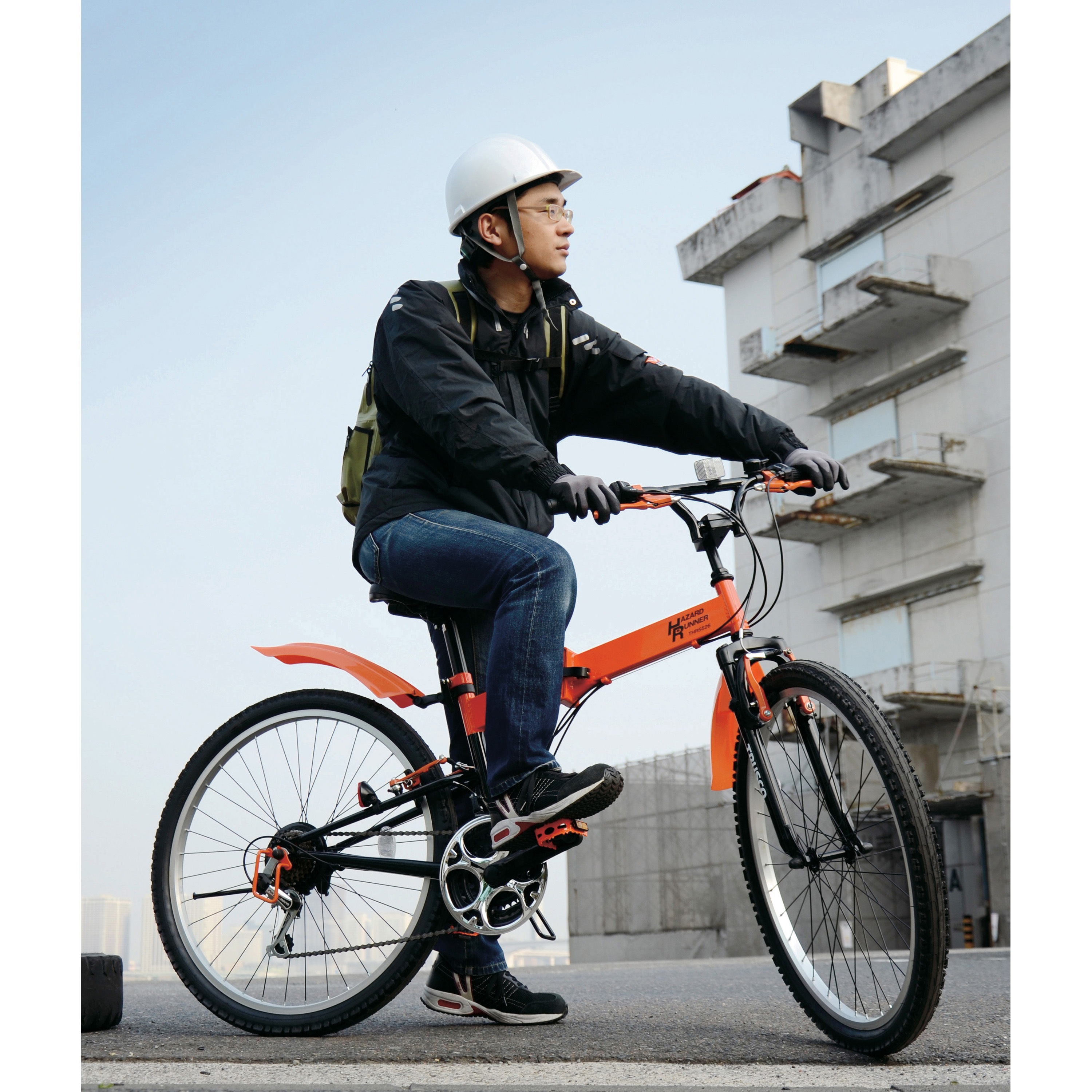 THR5526 構内・災害時用ノーパンク自転車 ハザードランナー TRUSCO 18