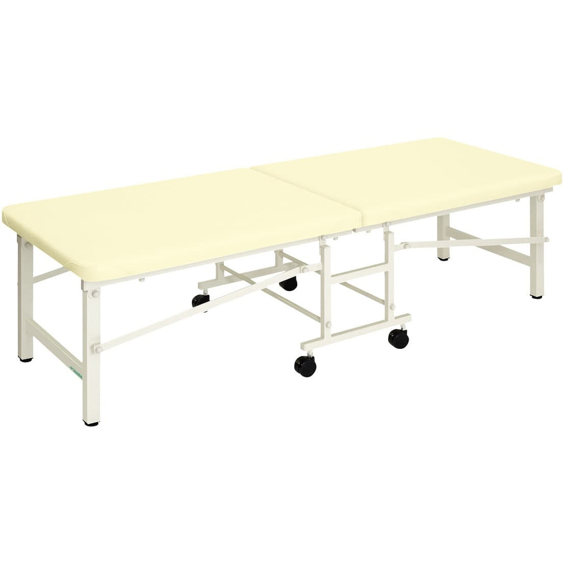 TB-1282(60X180X50CM) 折りたたみ式診察台 ライトベンダー  ビニルレザークリーム TB-1282 60X180X50CM 1台 高田ベッド製作所 【通販モノタロウ】