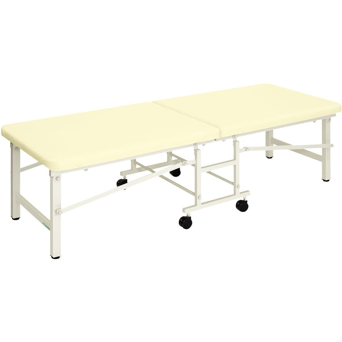 TB-1282(65X180X60CM) 折りたたみ式診察台 ライトベンダー  ビニルレザークリーム TB-1282 65X180X60CM 1台 高田ベッド製作所 【通販モノタロウ】