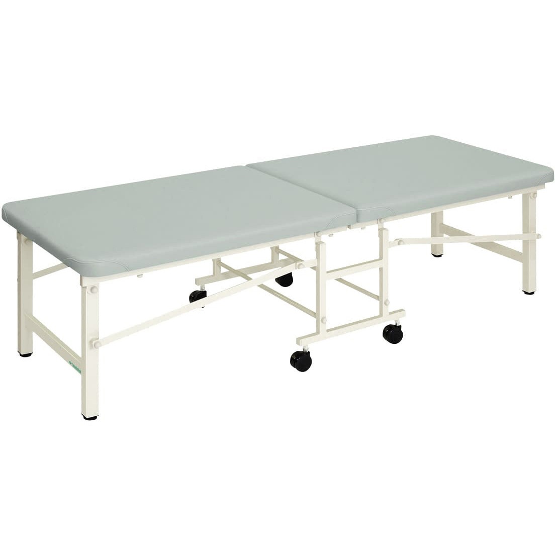 TB-1282(70X180X50CM) 折りたたみ式診察台 ライトベンダー  ビニルレザーグレー TB-1282 70X180X50CM 1台 高田ベッド製作所 【通販モノタロウ】
