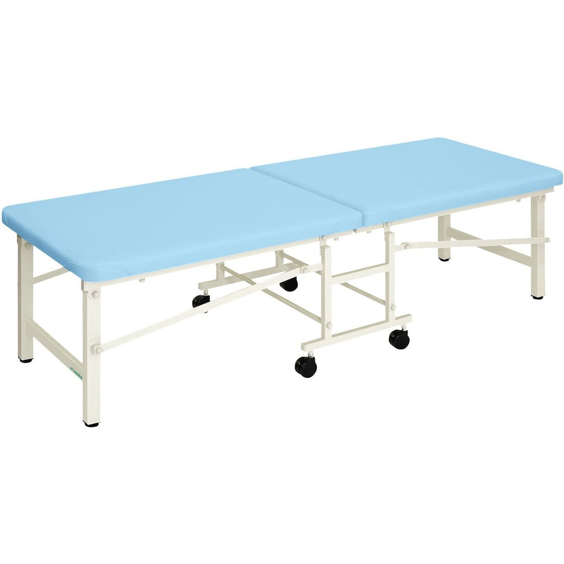 TB-1282(70X180X60CM) 折りたたみ式診察台 ライトベンダー  ビニルレザースカイブルー TB-1282 70X180X60CM 1台 高田ベッド製作所 【通販モノタロウ】