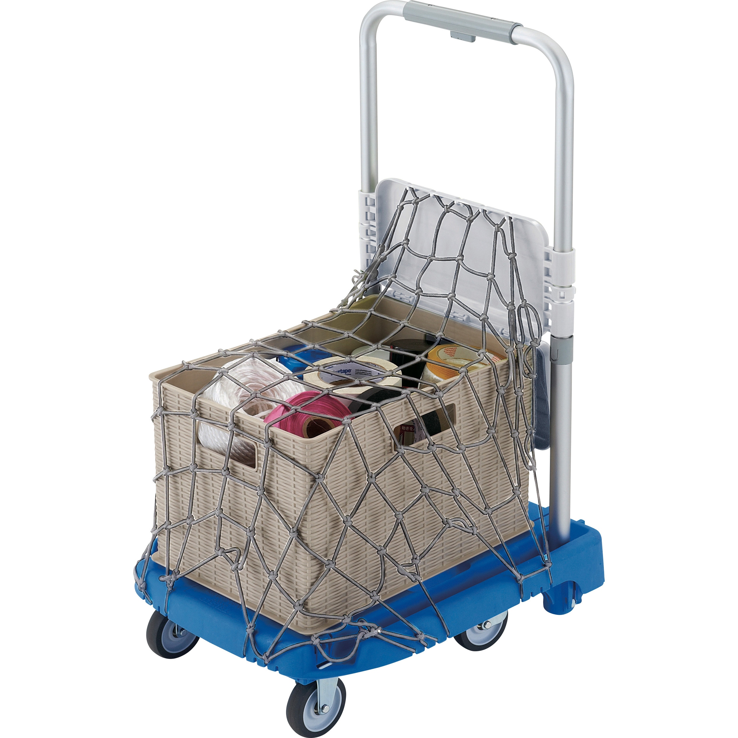 WEE-NET 樹脂製運搬車weego用荷崩れ防止ネット TRUSCO 寸法500×600mm