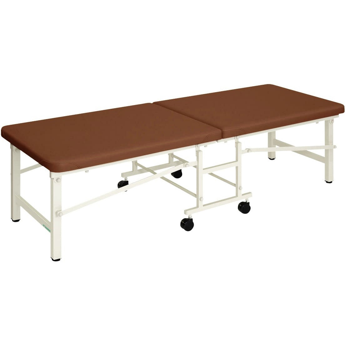 TB-1282(70X180X60CM) 折りたたみ式診察台 ライトベンダー  ビニルレザーライトブラウン TB-1282 70X180X60CM 1台 高田ベッド製作所 【通販モノタロウ】