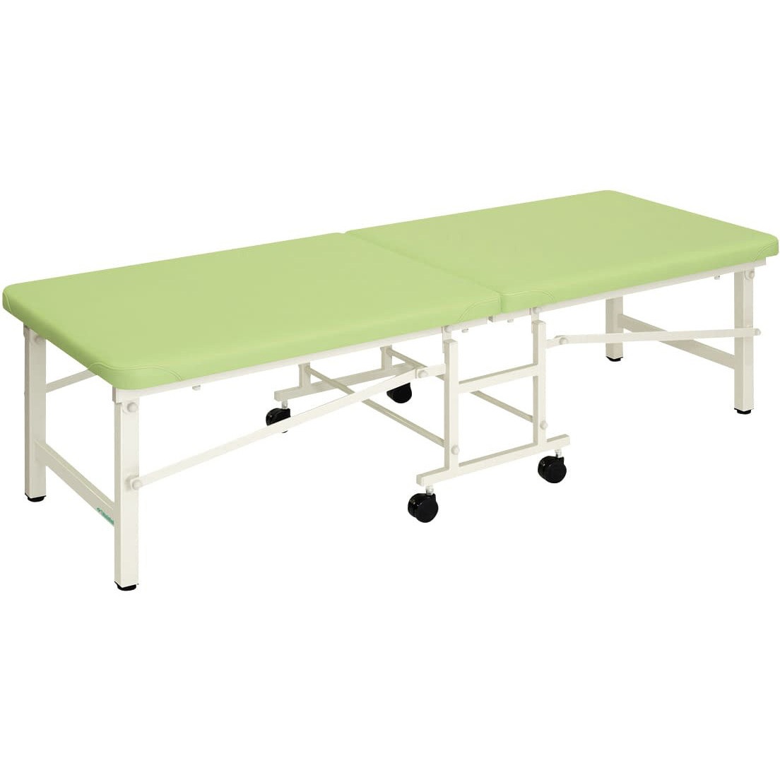 TB-1282(60X180X50CM) 折りたたみ式診察台 ライトベンダー  ビニルレザーライムグリーン TB-1282 60X180X50CM 1台 高田ベッド製作所 【通販モノタロウ】