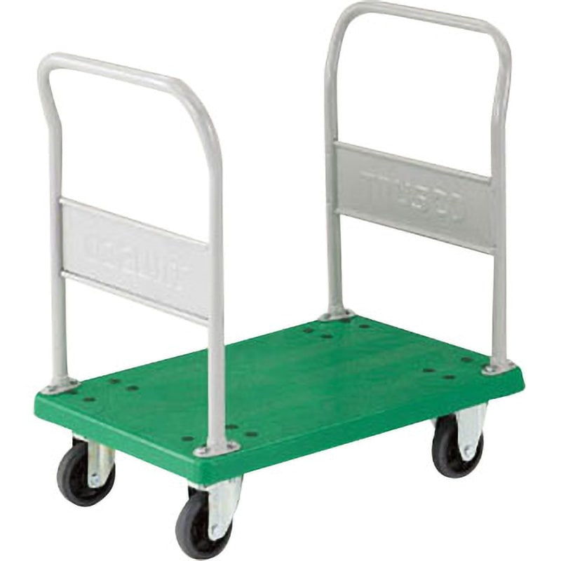 トラスコ中山 樹脂台車 グランカート 折りたたみ 800×535 ウレタン TP-801U トラスコ中山 樹脂台車 グランカート サイレント 折りたたみ 800×535