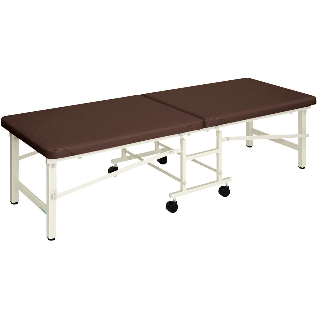 TB-1282(70X180X50CM) 折りたたみ式診察台 ライトベンダー  ビニルレザー茶 TB-1282 70X180X50CM 1台 高田ベッド製作所 【通販モノタロウ】