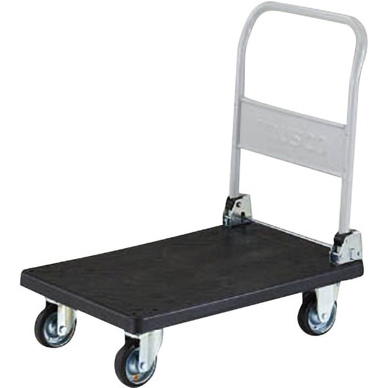 TP-D801 導電性グランカート 折りたたみ TRUSCO (ハンドル)粉体塗装 荷台寸法800×535mm  TP-D801