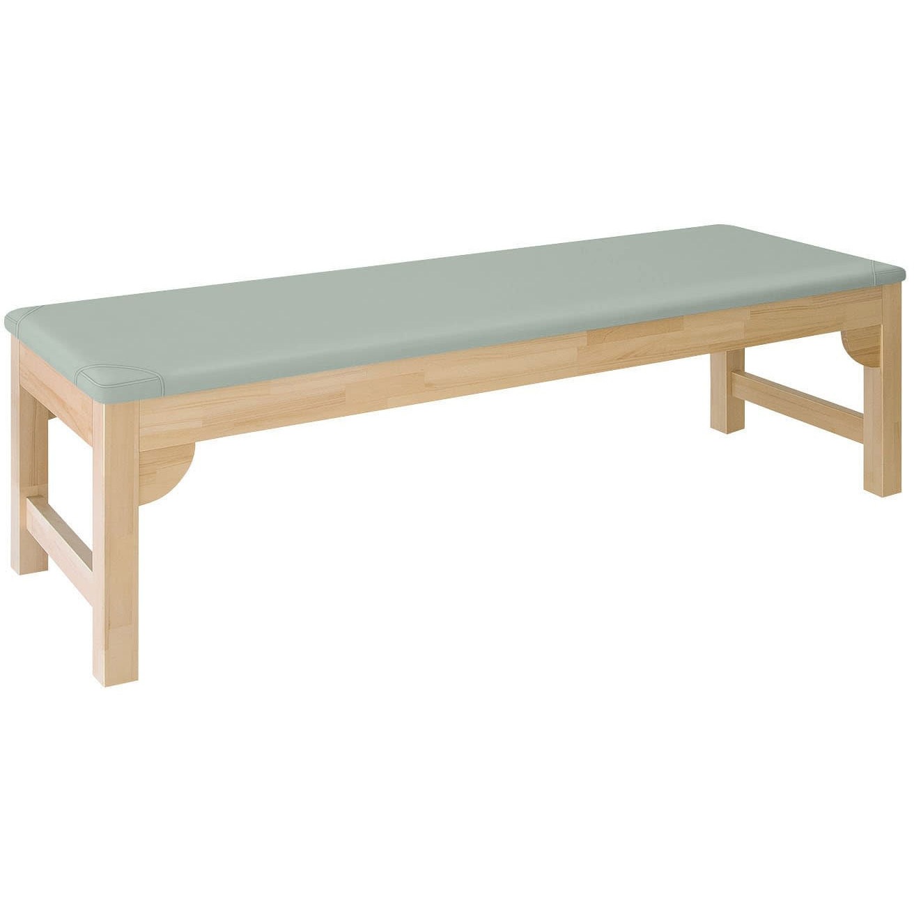 TB-743(60X180X60CM) 木製診察台 ビニルレザーグレー TB-743 60X180X60CM 1台 高田ベッド製作所 【通販モノタロウ】
