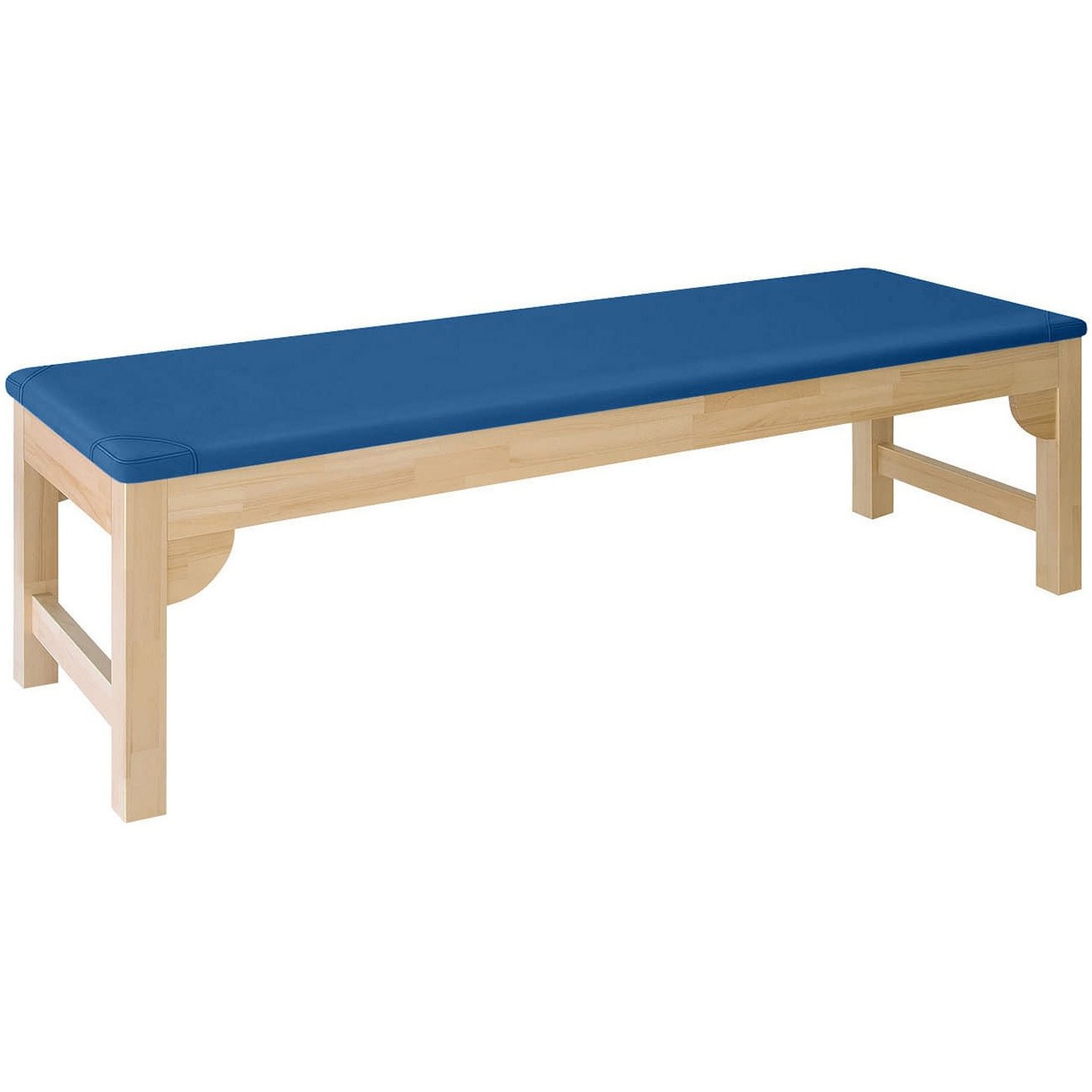 TB-743(60X180X55CM) 木製診察台 ビニルレザーメディブルー TB-743 60X180X55CM 1台 高田ベッド製作所 【通販モノタロウ】