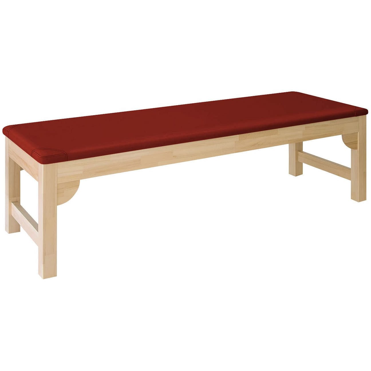 TB-743(60X180X55CM) 木製診察台 ビニルレザーライトブラウン TB-743 60X180X55CM 1台 高田ベッド製作所 【通販モノタロウ】