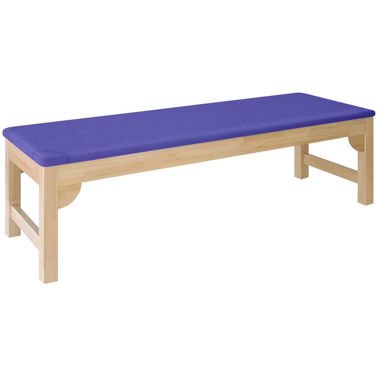 TB-743(60X180X60CM) 木製診察台 ビニルレザーライトブルー TB-743 60X180X60CM 1台 高田ベッド製作所 【通販モノタロウ】
