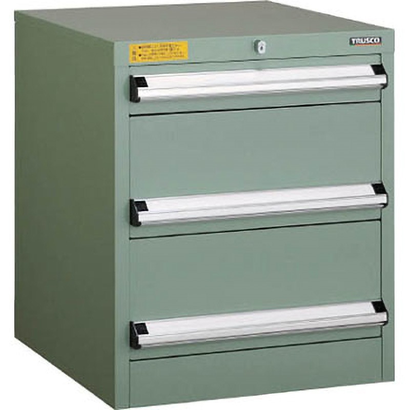 VE5S-606 中量キャビネットVE5S型(3ロック安全機構) TRUSCO グリーン 最大積載量450kg 外寸法500×550×600mm