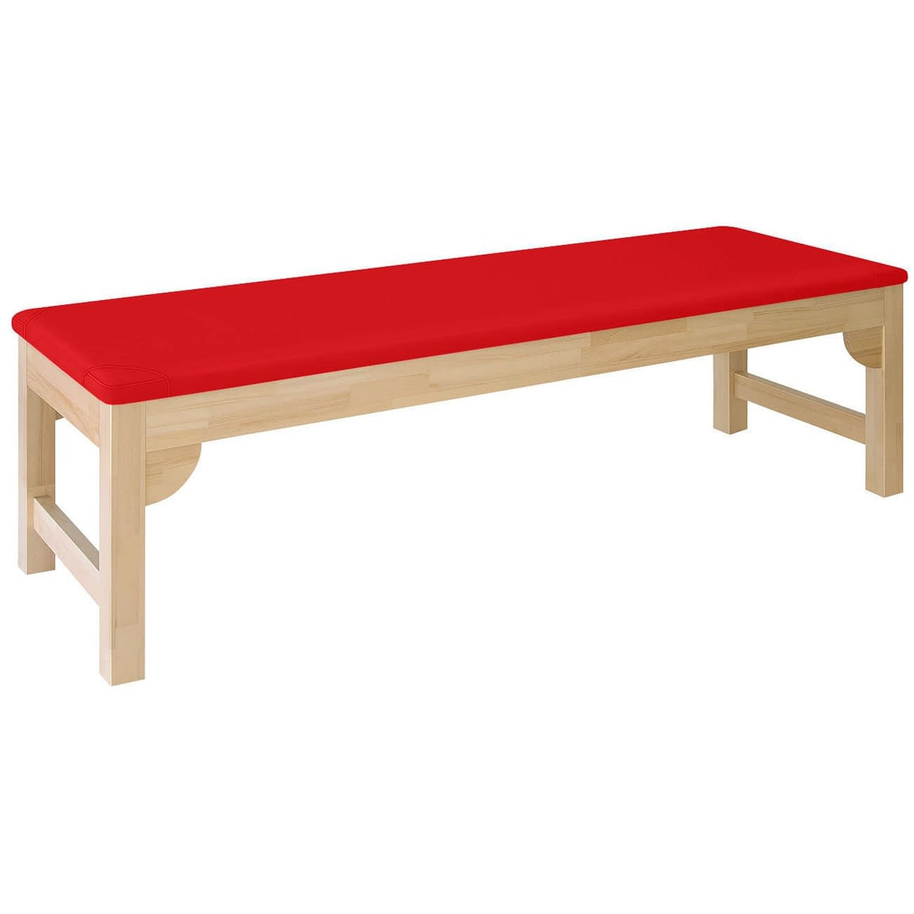 TB-743(60X180X50CM) 木製診察台 ビニルレザーレッド TB-743 60X180X50CM 1台 高田ベッド製作所 【通販モノタロウ】 59,988円