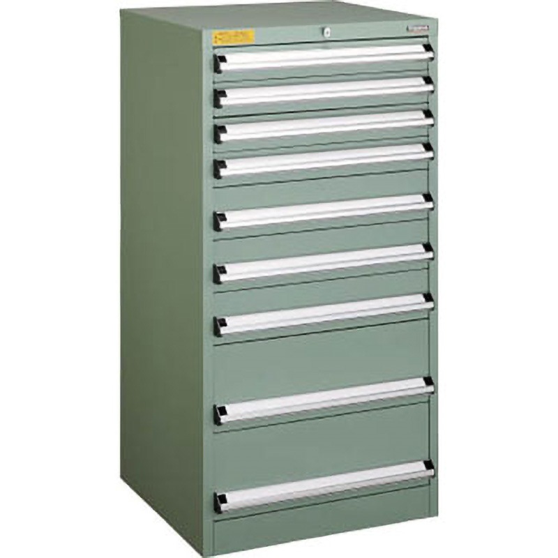 VE6S-1204 中量キャビネットVE6S型(3ロック安全機構) TRUSCO グリーン 最大積載量900kg 外寸法600×550×1200mm 109,900円