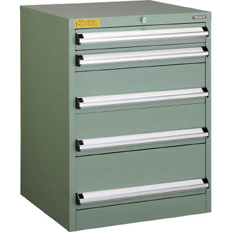 VE6S-807 中量キャビネットVE6S型(3ロック安全機構) TRUSCO グリーン