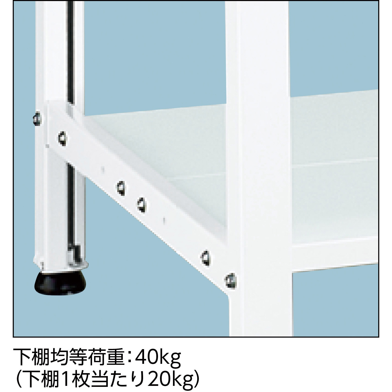 ■TRUSCO 軽荷重立作業台(300kg)HAE型 1800X600XH900 基本タイプ ホワイト色[法人・事業所限定][直送元][店頭受取不可] □TRUSCO 軽荷重立作業台(300kg)HAE型 1800X900XH900 2段引出付 グリーン