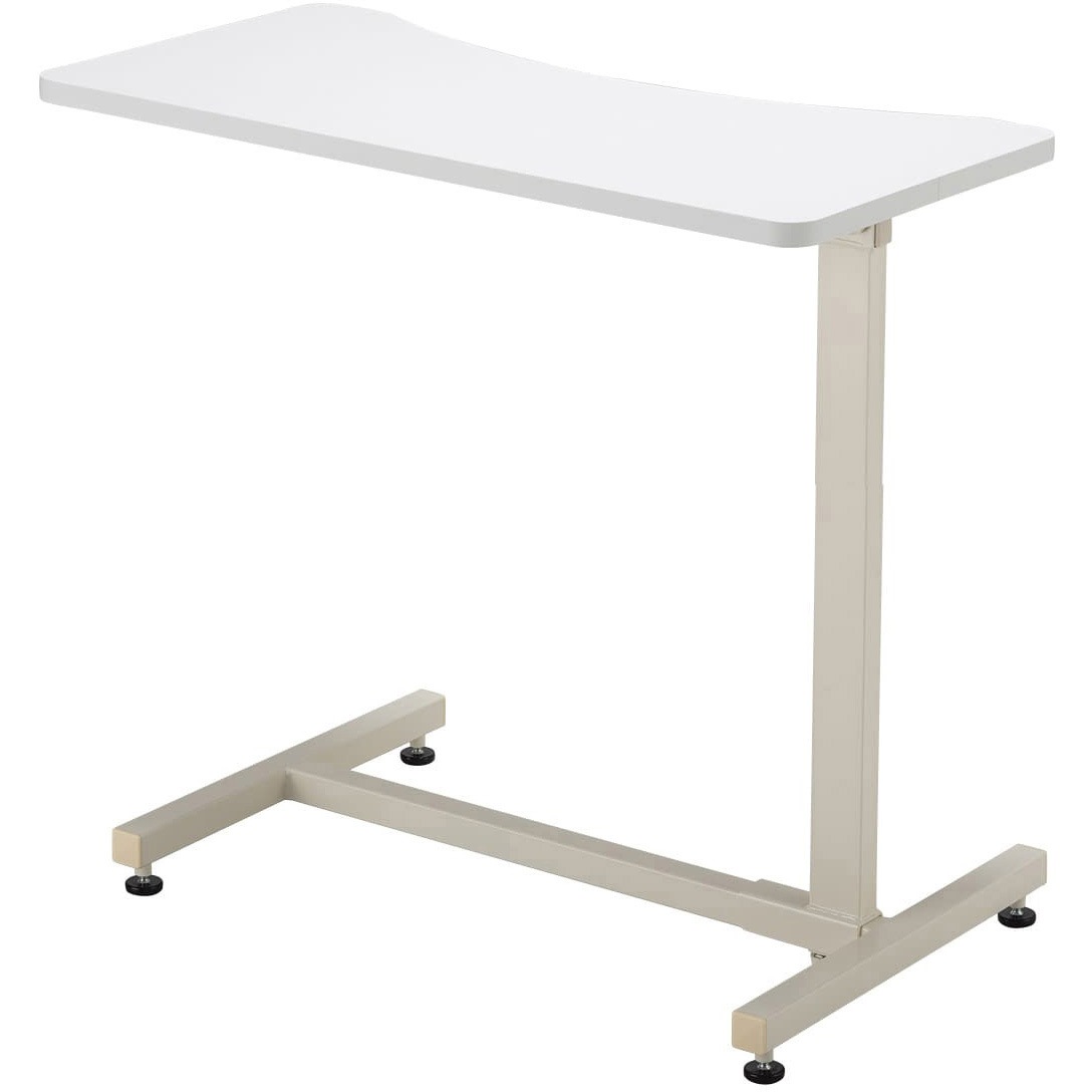 TB-BST-0175(アジャスター) エコノミーベッドサイドテーブル ホワイト TB-BST-0175 アジャスター 1台 高田ベッド製作所 【通販モノタロウ】