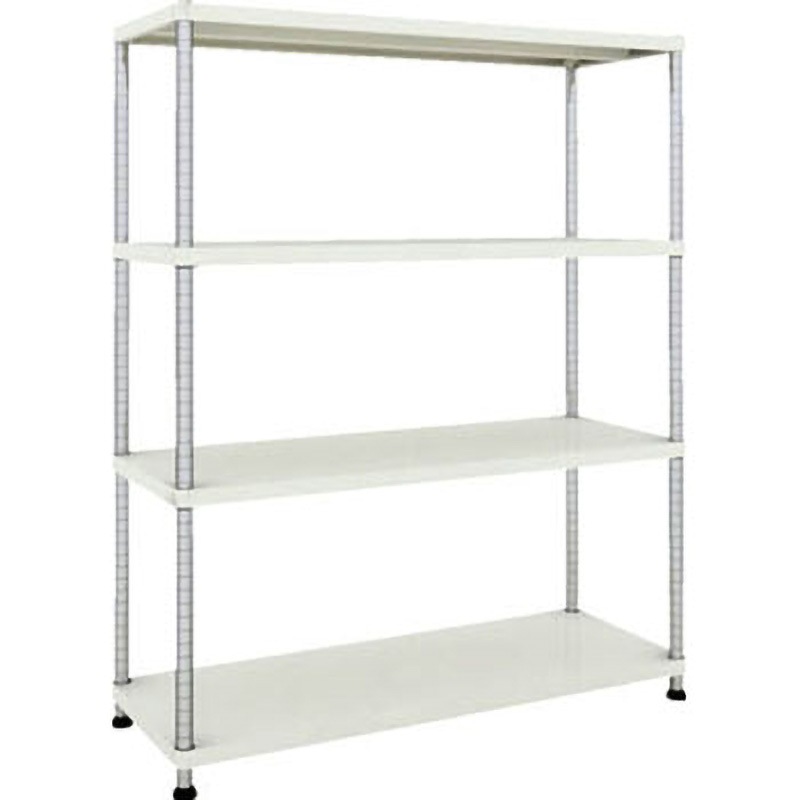PER-5444-W フェニックスラック TRUSCO 4段 奥行450mm高さ1500mm  PER-5444-W