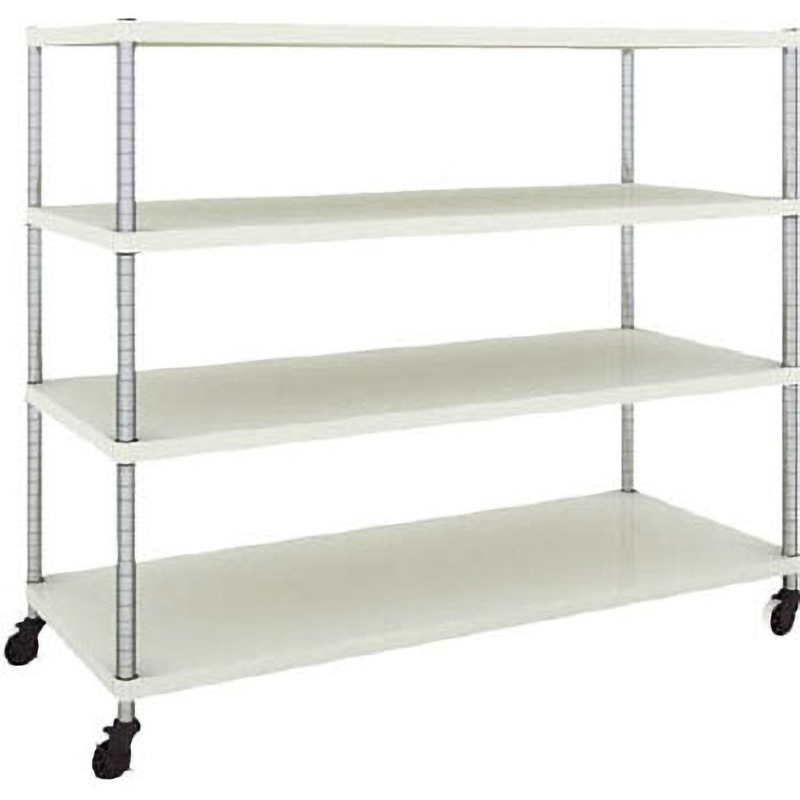 PER-4564-U125-W フェニックスラック(ウレタン車輪付) TRUSCO 均等耐荷重150kg/段 棚段数4 幅1500mm  PER-4564-U125-W