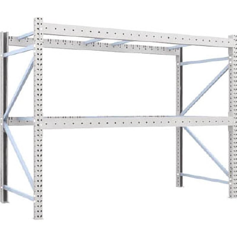 2D-20B25-11-2 重量パレットラック 2000kg用 TRUSCO 単体タイプ   2D-20B25-11-2