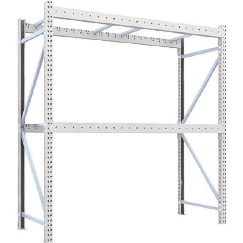 2D-25B23-09-2 重量パレットラック 2000kg用 TRUSCO 単体タイプ   2D-25B23-09-2