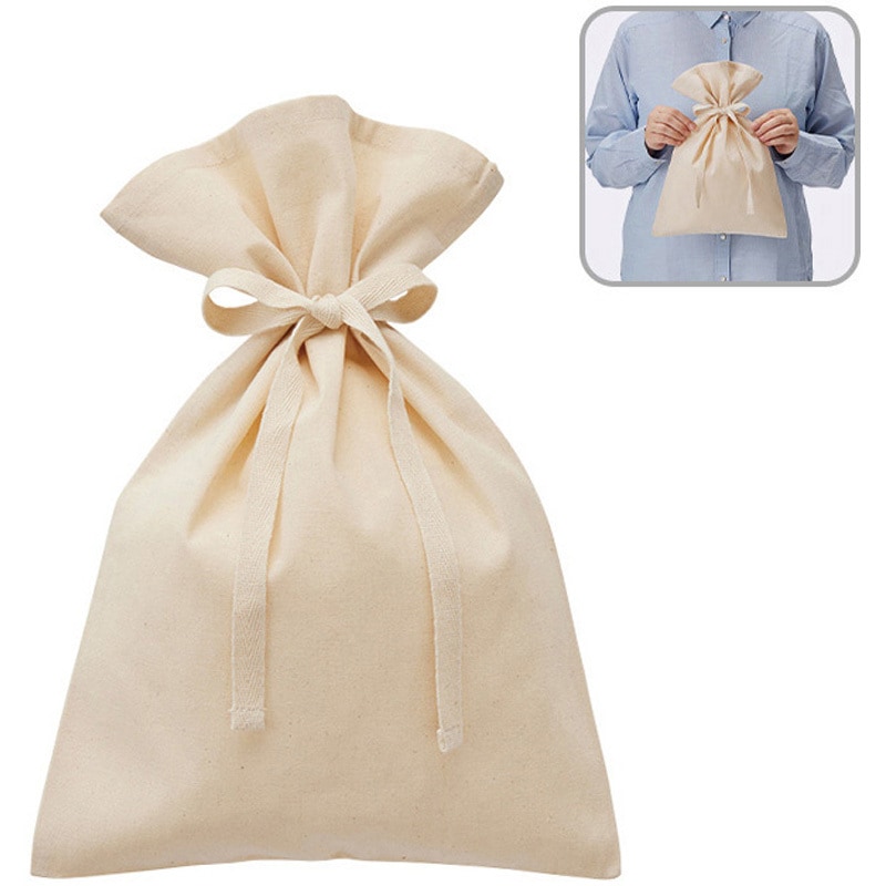 TR-1156-008 厚手コットンラッピング巾着(M) MARKLESS STYLE 1セット(20枚) TR-1156-008 5,113円