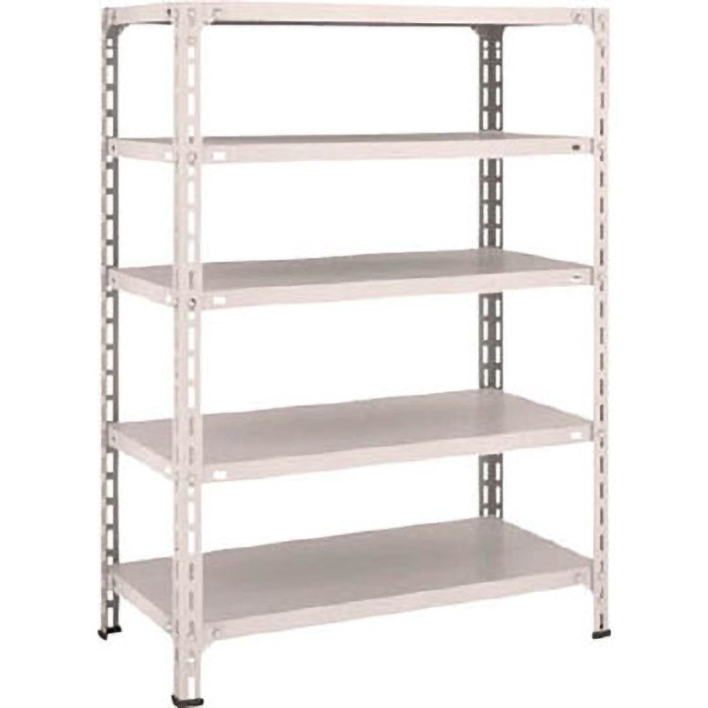 43X-15 軽量ボルト式棚(開放型・100kgタイプ、高さ1200mm) TRUSCO グレー色 スチール 間口890mm奥行465mm  43X-15