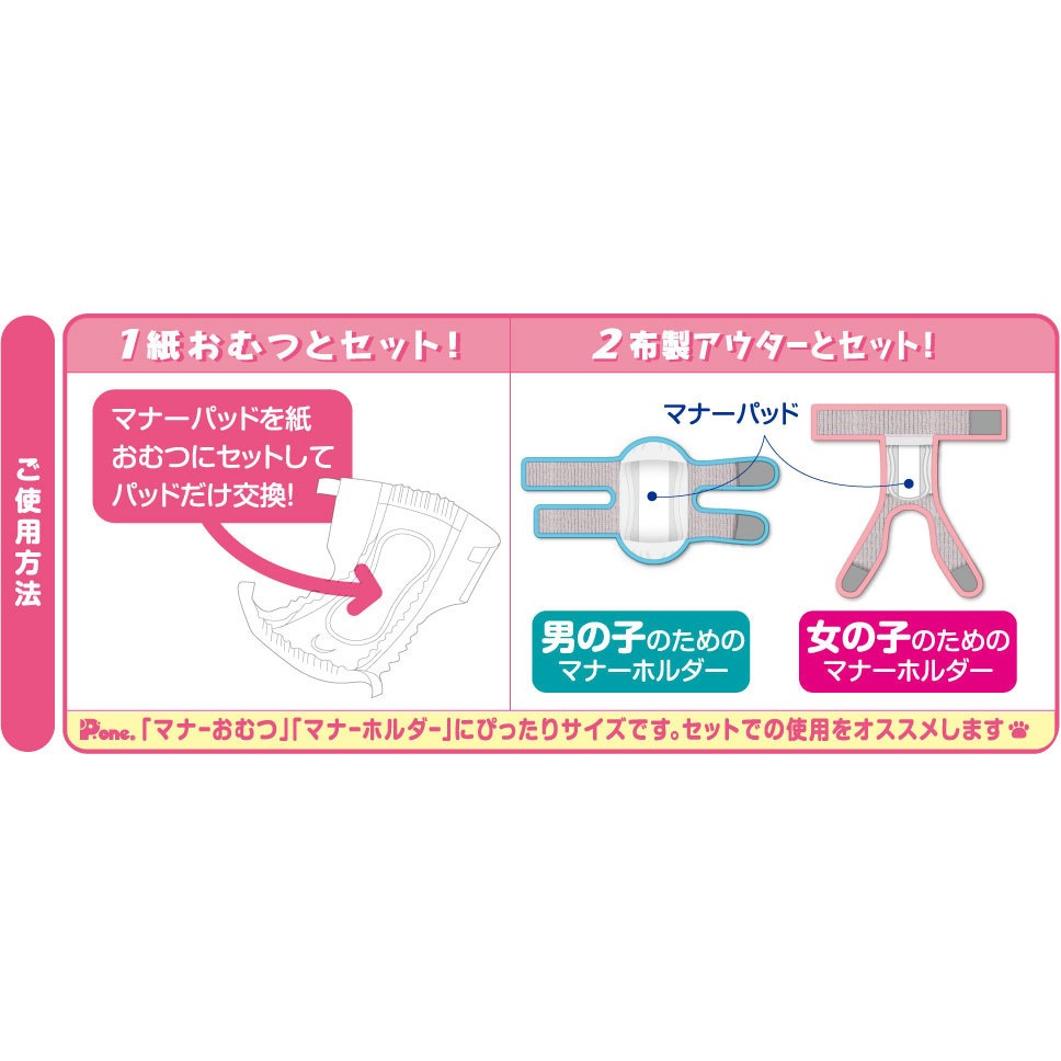 PMP-750 マナーパッドActive ビッグパック P.one サイズSS 1袋(57枚
