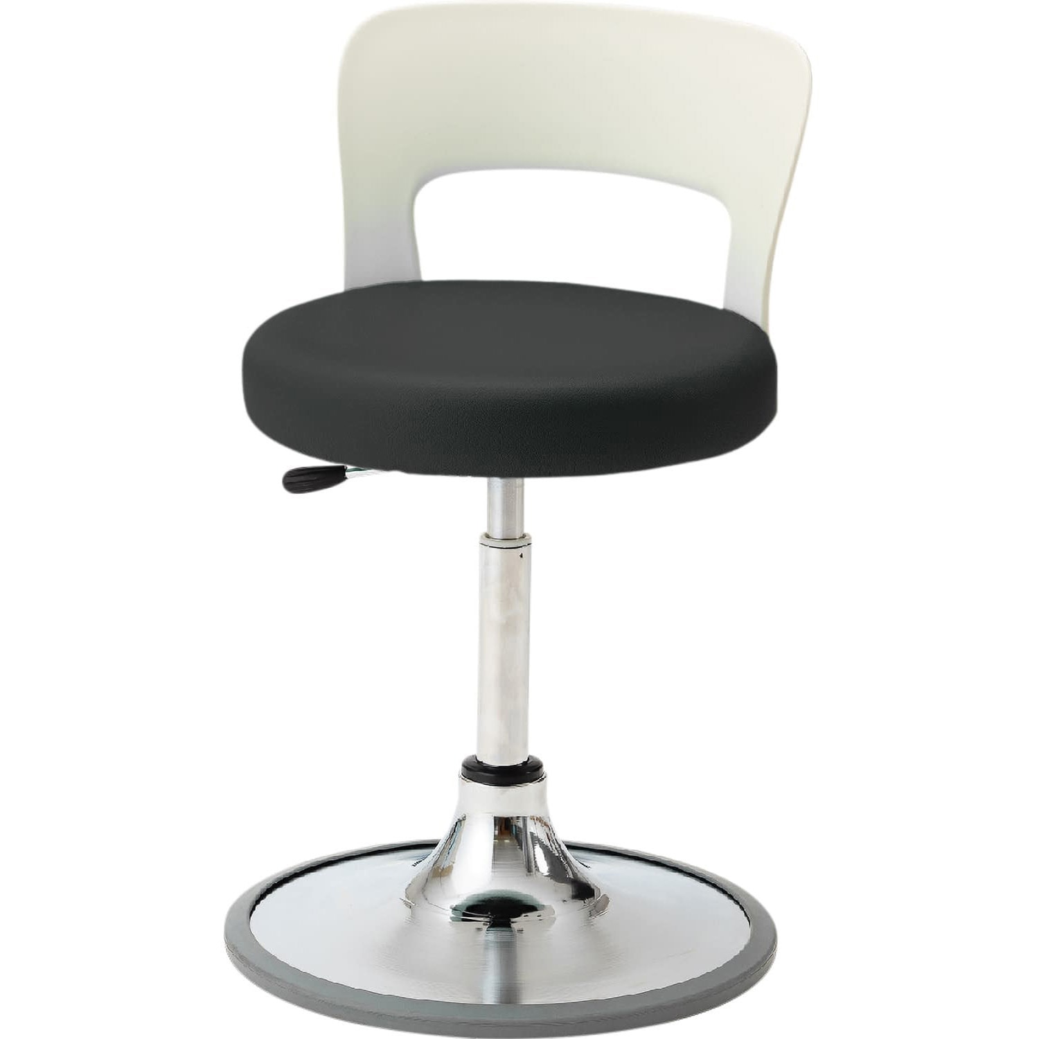 マツヨシ クランケチェア 背付  ブラック MY-N3230RB プロテクターツキ 1台 松吉医科器械 【通販モノタロウ】