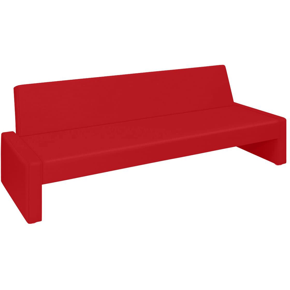 TB-875(186X91X77CM) ベンチベッドSD レッド TB-875 186X91X77CM 1台 高田ベッド製作所 【通販モノタロウ】