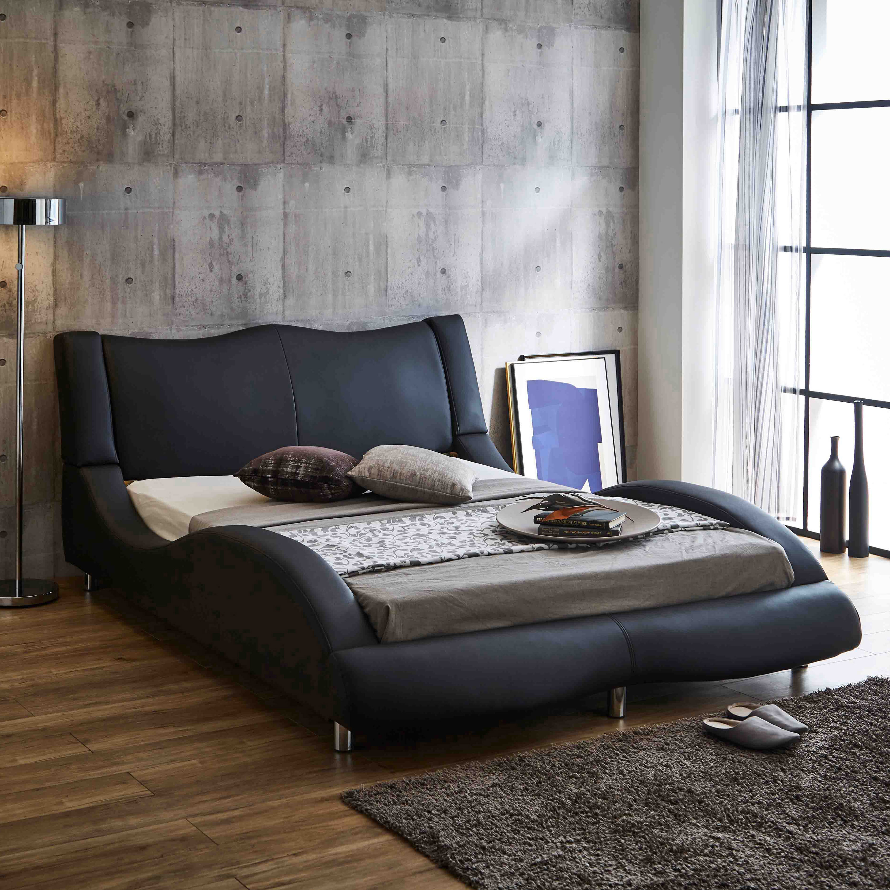 SH-24-0207-WH エース ダブルベッド ベッドフレーム ホームテイスト