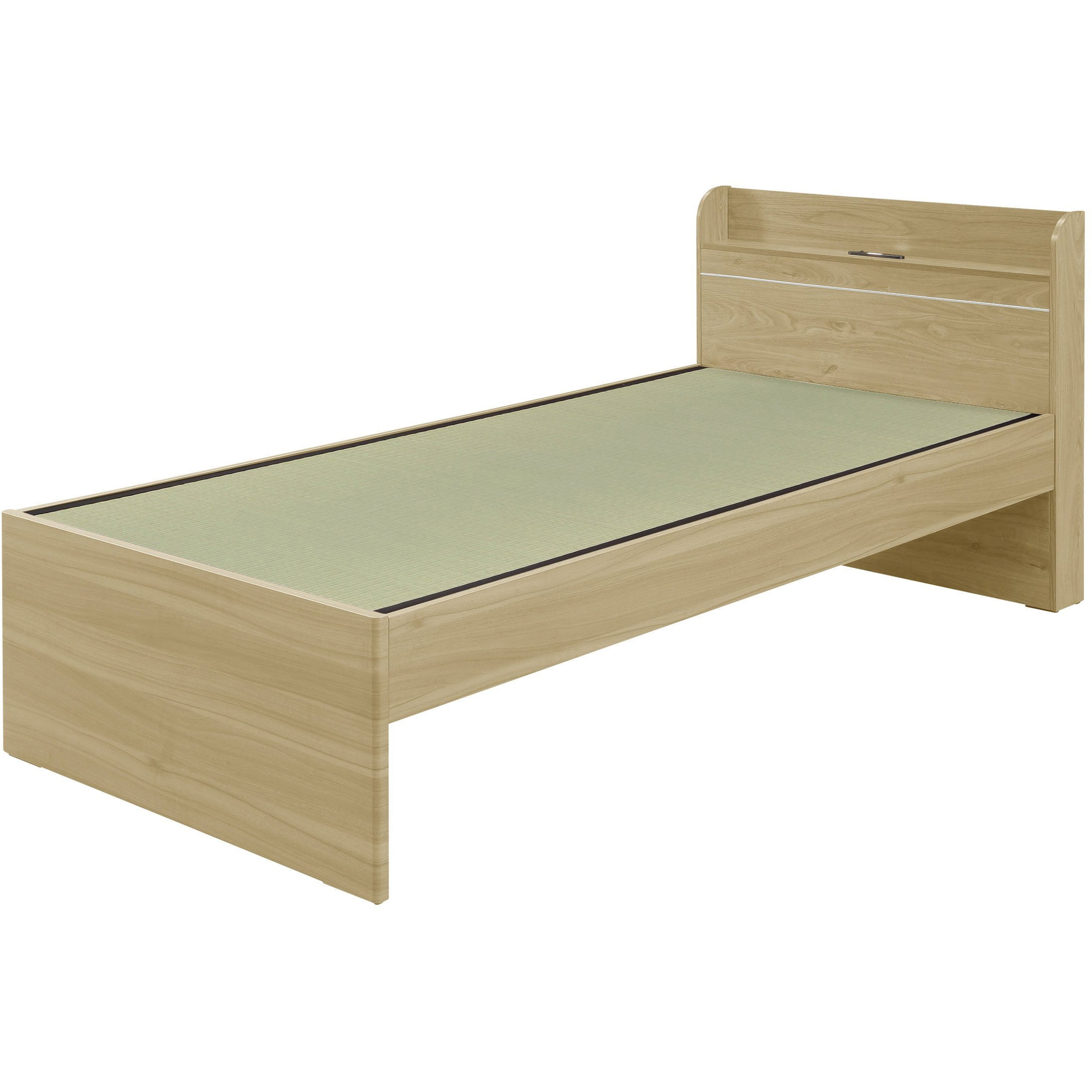 SH-24-0225-NA 小春 畳ベッド(イ草)  シングルサイズ ベッドフレーム ホームテイスト 寸法99×2085×80cm  SH-24-0225-NA