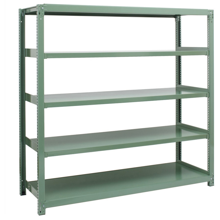 サカエ 開放型棚 1200×600×2100mm グレー LF2346 1台 サカエ 開放型棚(120KG⁄段・高さ2100MM・5段タイプ) LWF2315 (203749)