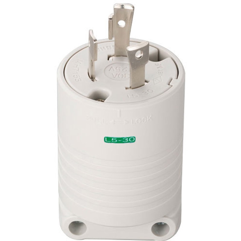 MH7153W NEMA規格準拠 接地2P30A引掛プラグ(L5-30) 明工社 125V