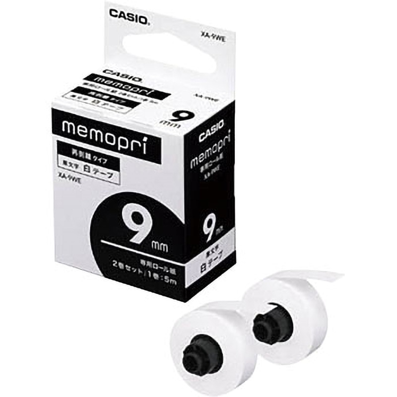 XA-9WE メモプリ スタンダードテープ 1箱(2巻) カシオ計算機 【通販