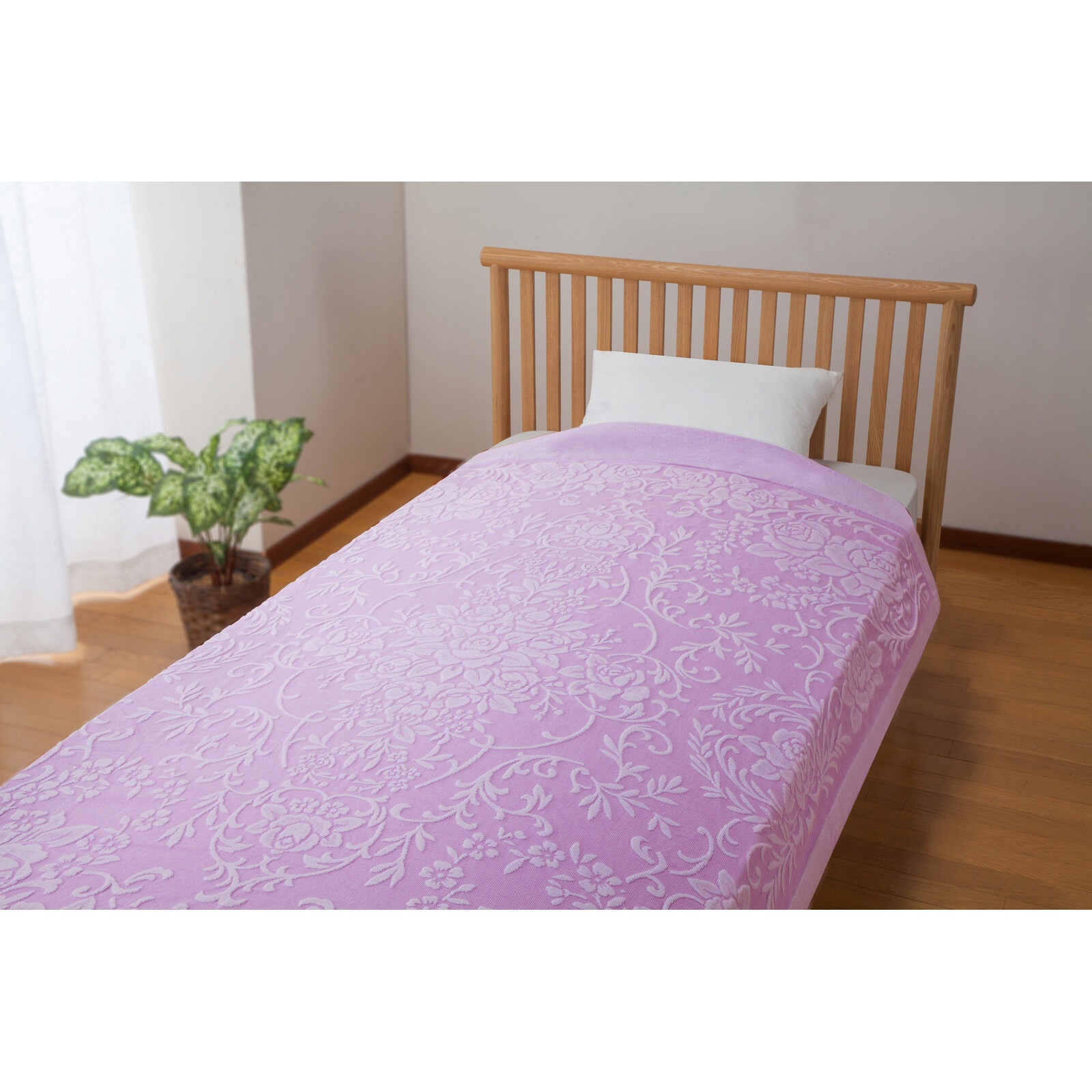 a3426110 今治産大判サイズボリュームタオルケット ファミリー・ライフ ピンク色 寸法150×210cm 1枚 a3426110